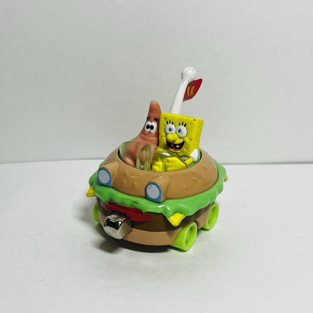 Take Along SpongeBob SquarePants Krabby Patty Wagon Diecast Learning Curve 2007