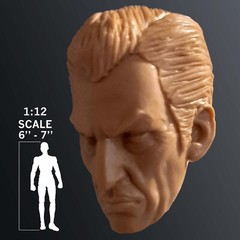Dr. Phibes House Of Wax Vincent Price Custom Head Cast 1:12th scale