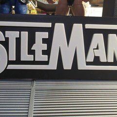 WWE Mattel Large 12 X 3 White WrestleMania Logo Accessory