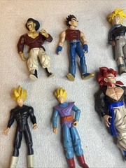 Vintage Dragon Ball Z GT Figure Lot Jakks Irwin Bandai SS4 Gogeta Trunks Buu
