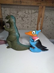 Pizza Hut 1988 THE LAND BEFORE TIME Six (6) Hand Puppets COMPLETE SET