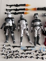 STAR WARS Black Series COMMANDER THORN And BONUS Wolffe Clone Troopers JOV 3.0