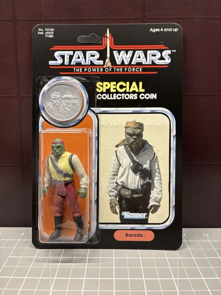 Stan Solo Barada Custom Carded POTF Figure with Reproduction Coin