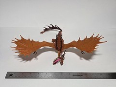 2010 DreamWorks How To Train Your Dragon Monstrous Nightmare Orange 13 inch