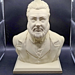 Charles Spurgeon Bust Reformer Puritan Figure 3D Printed Collectible 3Inch Tall