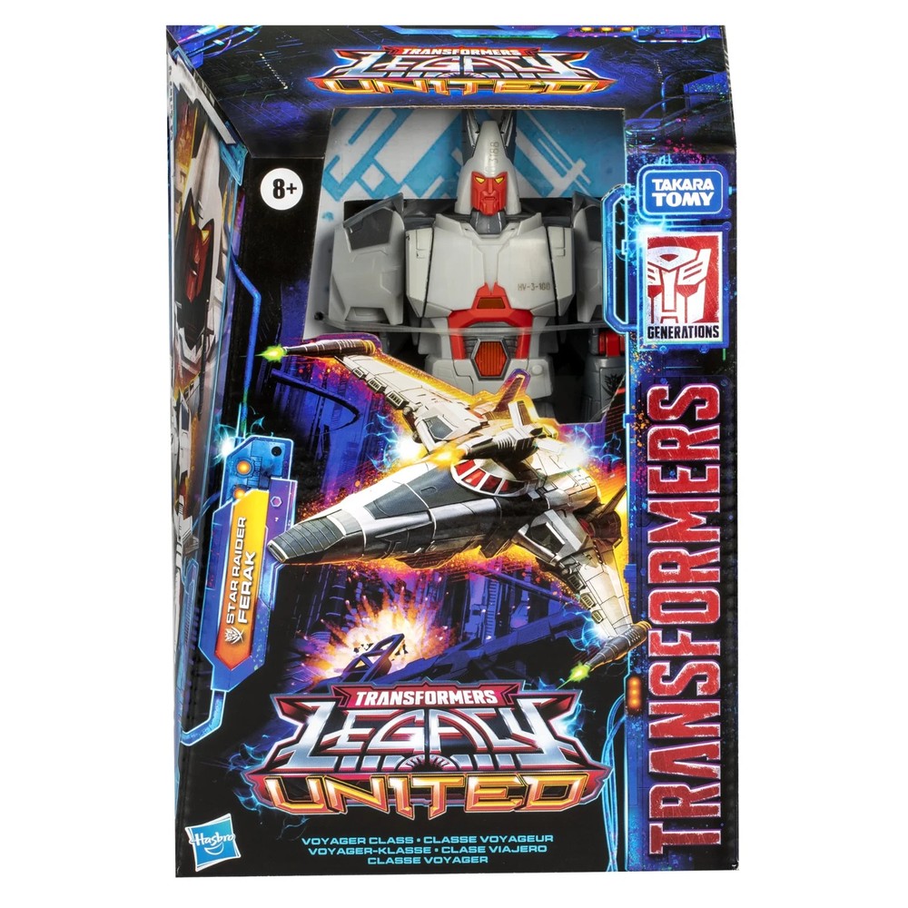 Transformers Legacy United Voyager Star Raider Ferak 7” Action Figure. NIB!