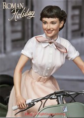 Blitzway 1/4 Roman Holiday-Princess Ann & 1951 Vespa 125 Scooter Statue INSTOCK