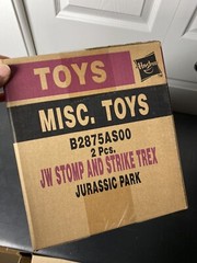 Jurassic Park Movie tyrannosaurus Rex figure STOMP STRIKE New Box Dinosaur Case