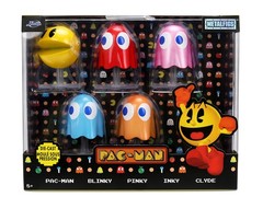 Set of 5 Diecast Figures Video Game Series Pac Man Metalfigs by Jada