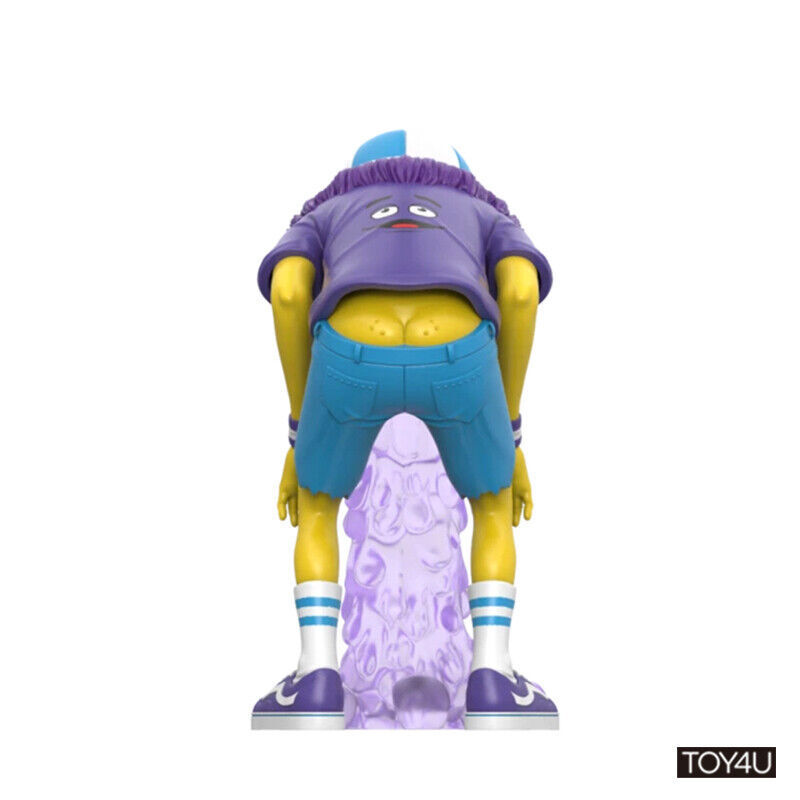 in stock，MIGHTY JAXX VOMIT KID OKEH FAST FOOD PURPLE Vinyl Figure H20CM（7.9inch）
