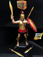 Boss Fight Studio Vitruvian H.A.C.K.S. Leonidas Version 2 Figure & Lunchbox New