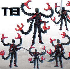 Collectors Favorite: Multi-Articular 3D Printed Robot Action Figure for Ages 3+