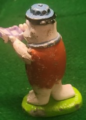 Rare 1977 Heavy Die-Cast Metal Fred Flintstone 2 3/4” Tall Figurine 49 Years Old
