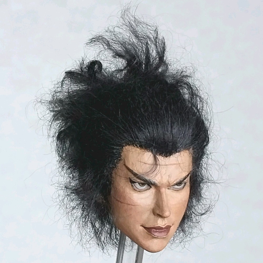 CUSTOM ROOTED HAIR & PAINTED 1/6 scale 宫本武藏 miyamoto musashi samurai figure head
