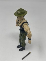 GI JOE: Sgt. Slaughter (1986) 100% Complete with Baton! Excellent!