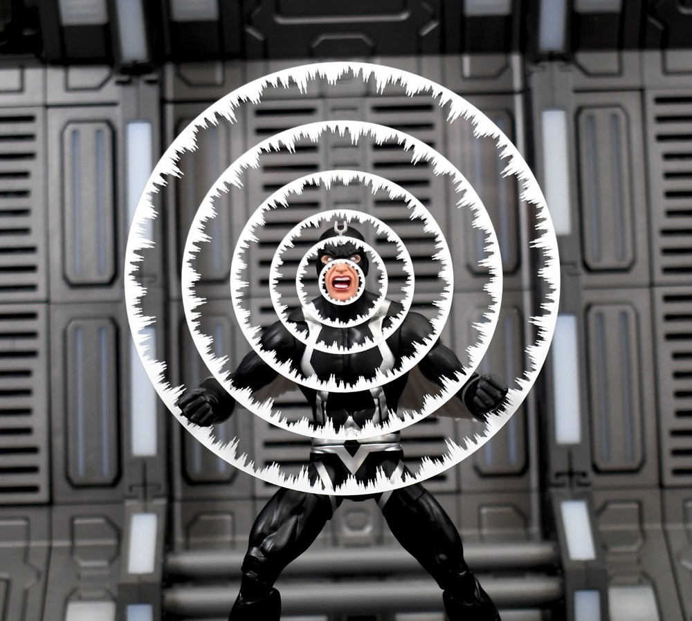 Custom Scream Effect Accessory – Great for Marvel Legends Blackbolt