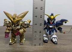 2003 Bandai Superior Defender Gold Master & Deathscythe Gundam 4.5″ Figures Toys