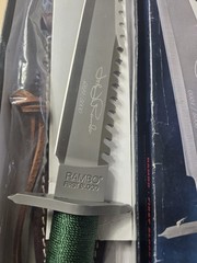 New Rambo First Blood John Rambo Fixed Blade Knife #4829 of 5000