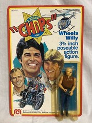 1977 MEGO CHIPS “Wheels Willy” 3.75″ Action Figure UNUSED 70s TV Show