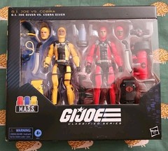 Hasbro G.I. Joe Classified Series #169 GI JOE DIVER Vs COBRA DIVER Set