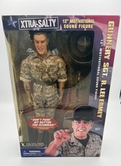 Vtg Gunnery Sgt R Lee Ermey 12” Motivational Talking Figure Signed NIB