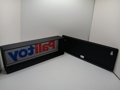 Retro Palitoy logo lightbox sign for Star Wars / GI Joe collection display