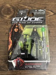 Lot Of 2 G.I. Joe The Rise of Cobra, Movie Action Figures Baroness & Shipwreck