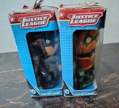 New DC Comics 3″ Batman & Robin Lot Justice League Wind Ups by Bulls i Toy