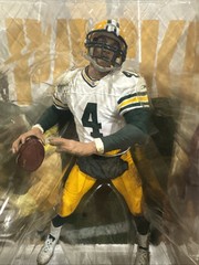 2002 McFarlane NFL Brett Favre Packers White Jersey Green Sleeves Variant