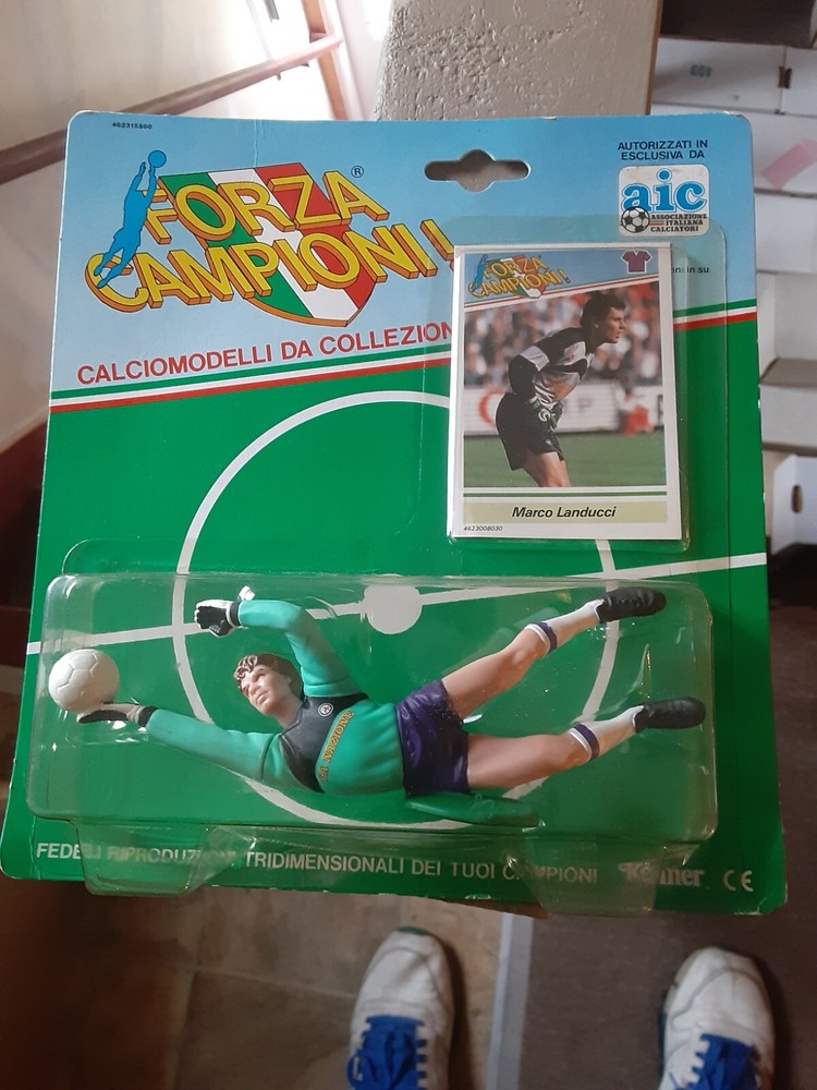 Forza Campioni Marco Landucci Soccer Sports Figure and Card Kenner Box 186 RARE