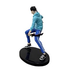 Solo Leveling Sung Jinwoo Shadow Monarch Figure PVC 21cm Statue Arise