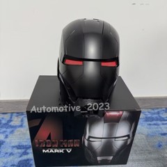 Full Black Helmet Man MK5 1:1 Cosplay Mask Electronic Open/Close Voice Control