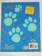 BLUE’S CLUES PAINT WITH WATER COLORING BOOK – A DAY A THE BEACH – FROM 1999