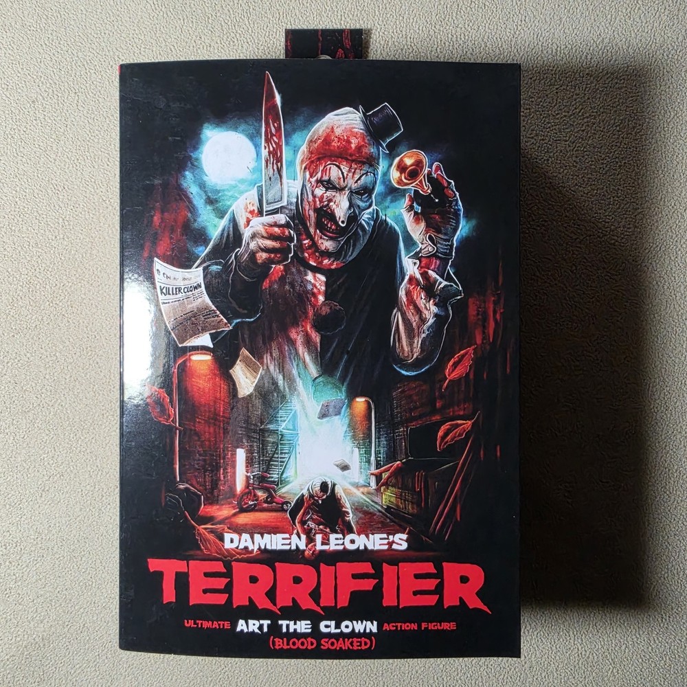 NECA Terrifier Ultimate Art The Clown Blood Soaked Action Figure New In Box