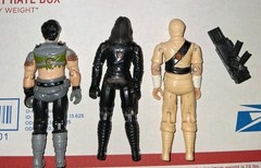 Vintage GI Joe Lot: Storm Shadow, Baroness, Thrasher