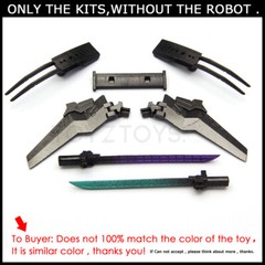 Upgrade Kit Katana Wing Tail Spoilers Weapon For Rise of the Beasts Nightbird
