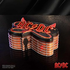 Nemesis Now ACDC Box, Resin, Brown, Officially Licensed ACDC Merchandise, ACDC J