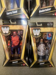 WWE Wrestling Figure Lot Legends Elite Jamal Undertaker Rosey Terry Funk Target