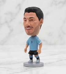 Luis Suarez Figure Uruguay Toy Figurine LFC Soccer 6.5cm Football Collectible