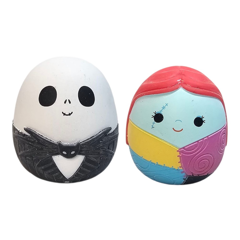 Nightmare Before NBC Squishmallows Squooshems Series 3 Jack & Sally