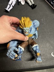 1999 Street Fighter Alpha 3 Blue Blanka Round 1 ReSaurus Action Figure