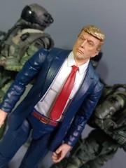 Donald Trump 1/12 head sculpt for custom figure shiped in 10 day ( painted )
