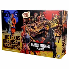 New TOTS The Texas Chainsaw Massacre Dinner Scene 5″ Figure Playset W/ 2 Figures