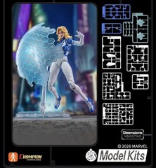 Blokees Champion Class Invisible Woman Marvel Rivals Model Kit Figure