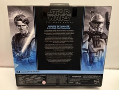 STAR WARS The Black Series Anakin Skywalker & Clone Captain Rex 2 Pack