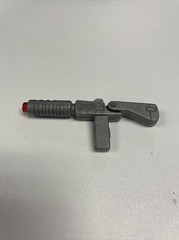 Sonic Man Robot Cop Light Gray Laser Gun Weapon 1990 Original Accessory WORKS!!!