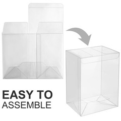 Pop Protector Compatible with 4″ Funko POP! Figures Clear Pop Case Display Box