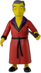 Hugh Hefner Simpsons Action Figure Greatest Guest Stars Series One Neca Playboy