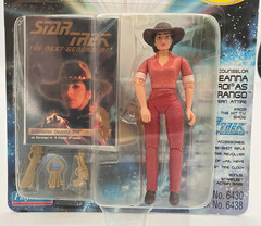 STAR TREK Holodeck Series Deanna Troi As Durango Figure Western Attire Playmates