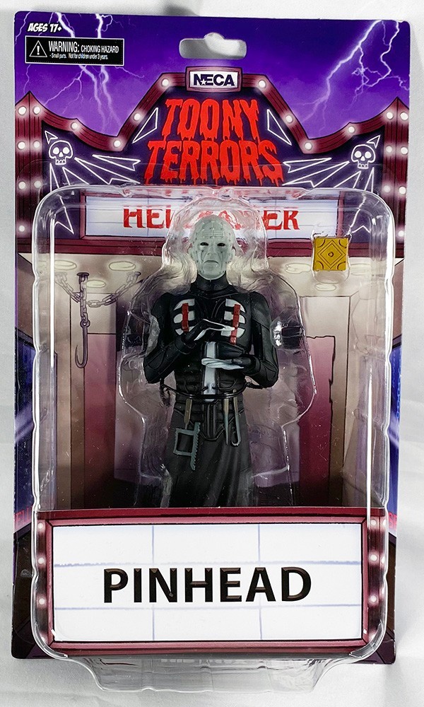 NECA Toony Terrors HELLRAISER PINHEAD ACTION FIGURE w/puzzle cube Series 2 – NEW